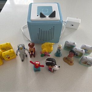 Toniebox Audio Player + 9 Tonies! Moana, Gabby’s Dollhouse, Frozen!